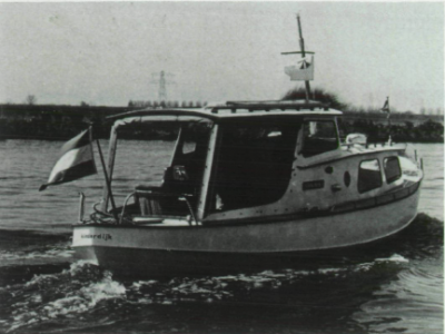 Beenhakkervlet scheepsprofiel Motorboot 1984