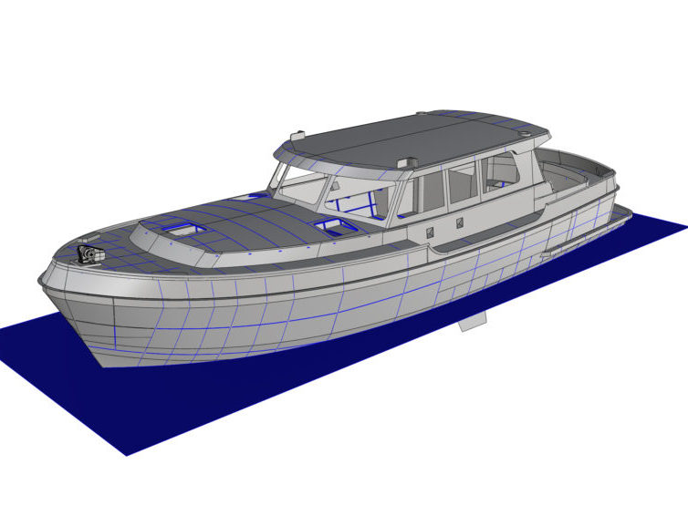 Kuster Yachts Motorboot