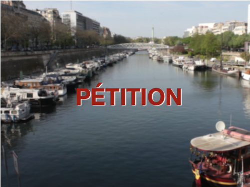 Petitie voor l'Arsenal in Parijs
