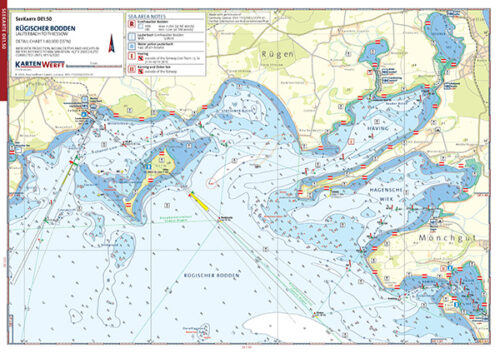 Zeekaart Atlas DE1: Deutsche Ostseeküste