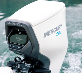 Elektrische outboard van Mercury