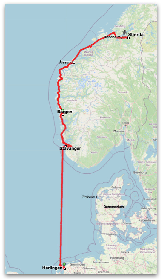 Langs de kust van Noorwegen | Deel 1